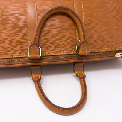 Louis-vuitton Keepall 45 Epi Leather Brown