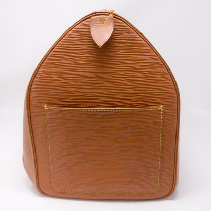 Louis-vuitton Keepall 45 Epi Leather Brown