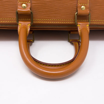 Louis-vuitton Keepall 45 Epi Leather Brown