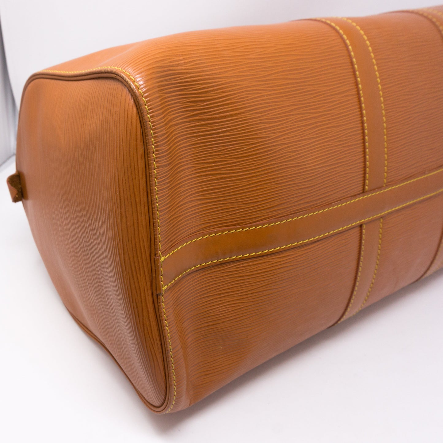 Louis-vuitton Keepall 45 Epi Leather Brown