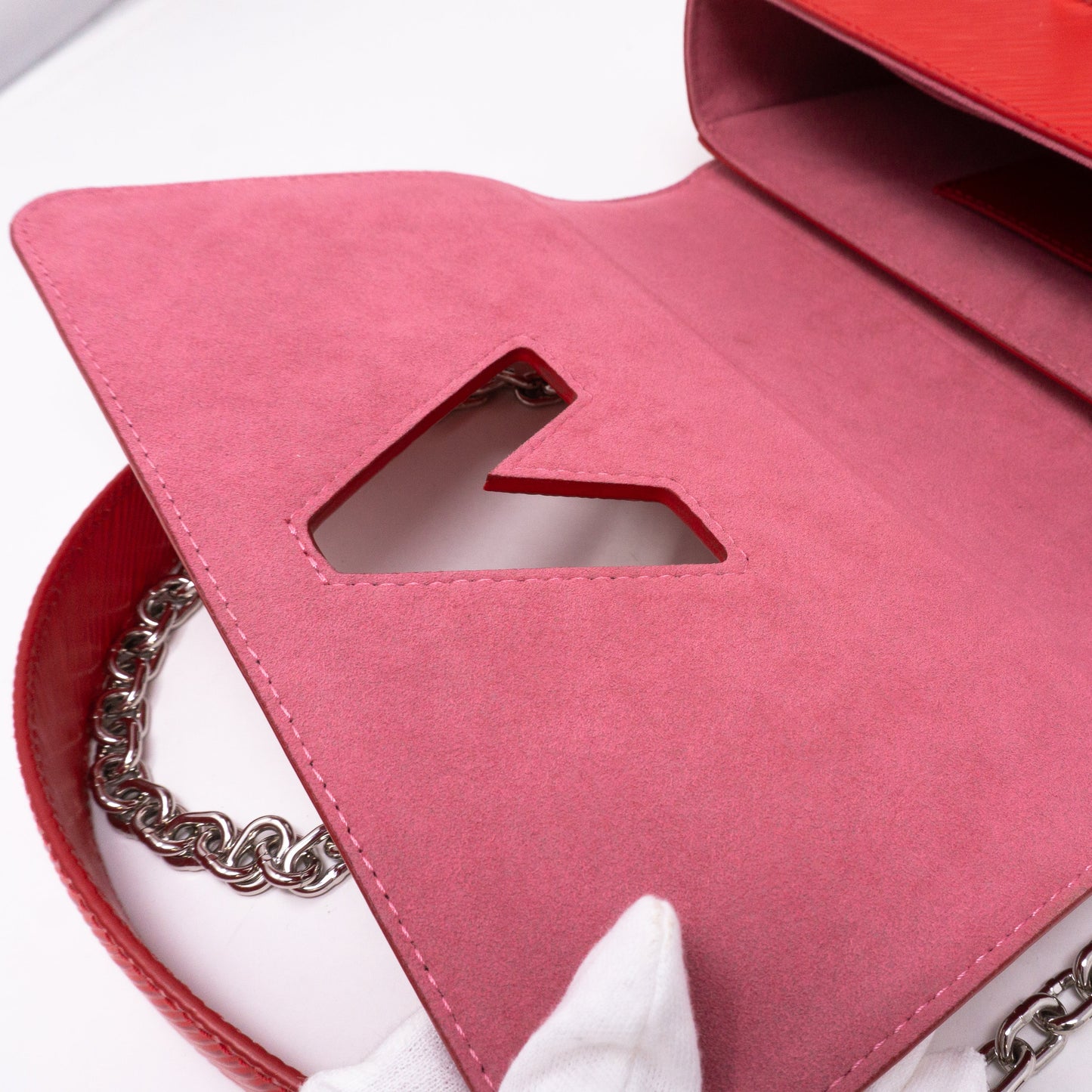 Louis-vuitton Twist MM Epi Leather Coquelicot Red