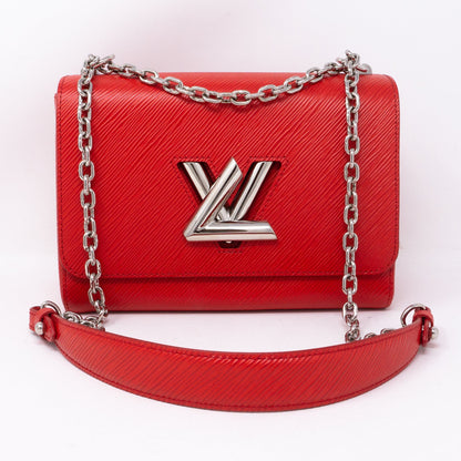 Louis-vuitton Twist MM Epi Leather Coquelicot Red