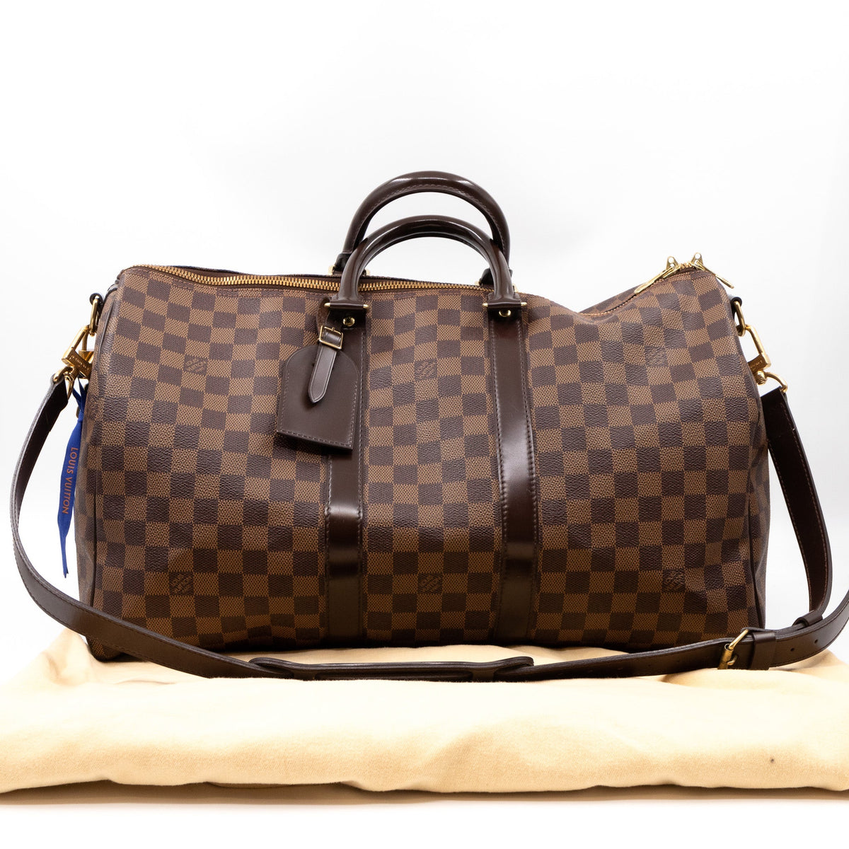 Louis-vuitton Keepall 45 Bandouliere Damier Ebene