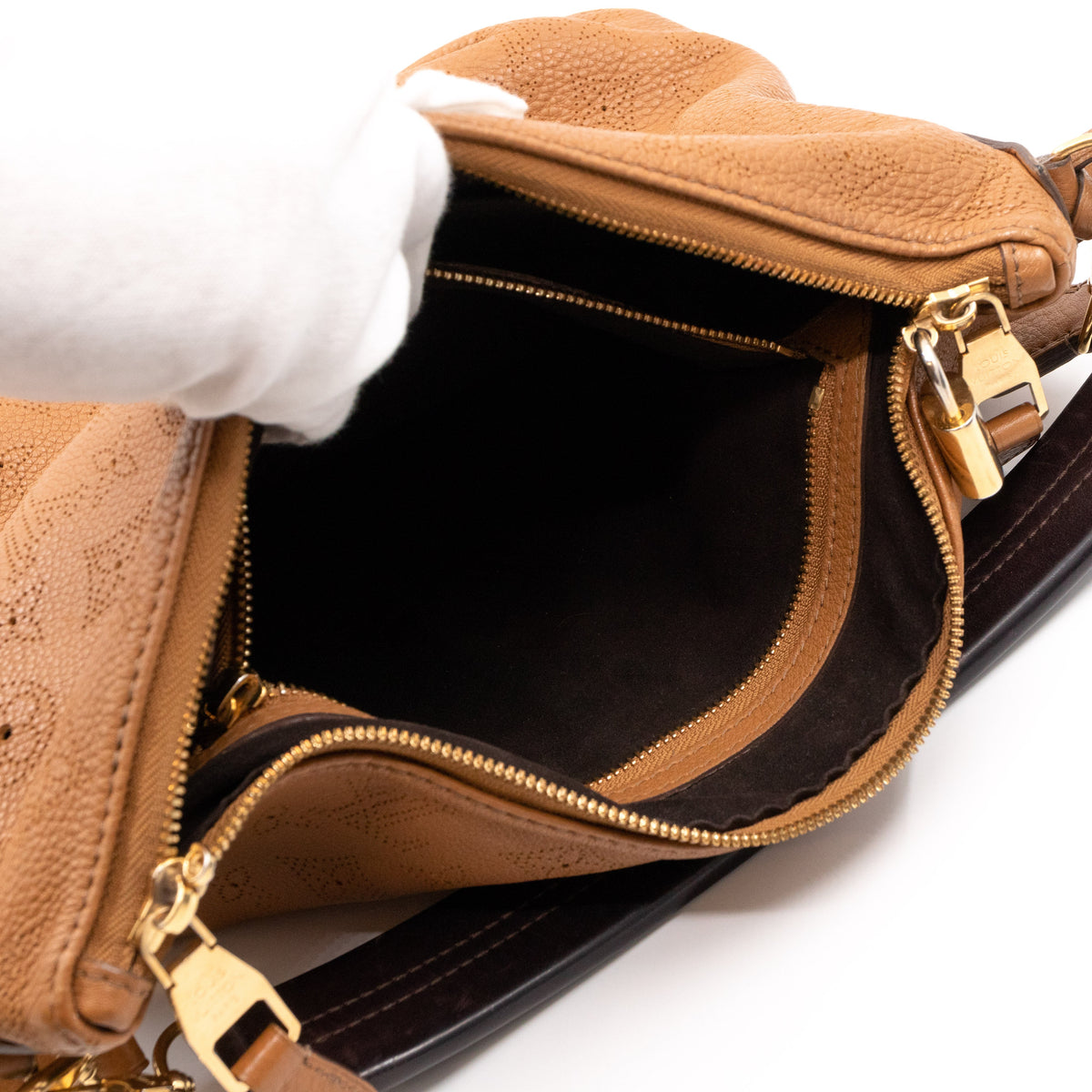 Louis-vuitton Selene PM Mahina Caramel Leather