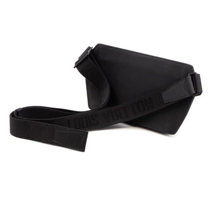 Louis-vuitton LV Aerogram Takeoff Sling Bag Black Leather