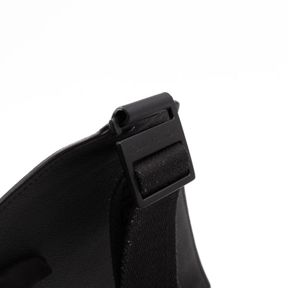 Louis-vuitton LV Aerogram Takeoff Sling Bag Black Leather