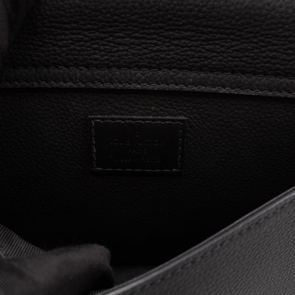 Louis-vuitton LV Aerogram Takeoff Sling Bag Black Leather