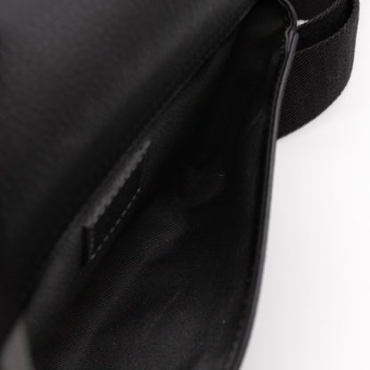 Louis-vuitton LV Aerogram Takeoff Sling Bag Black Leather