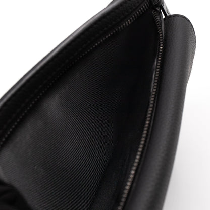 Louis-vuitton LV Aerogram Takeoff Sling Bag Black Leather