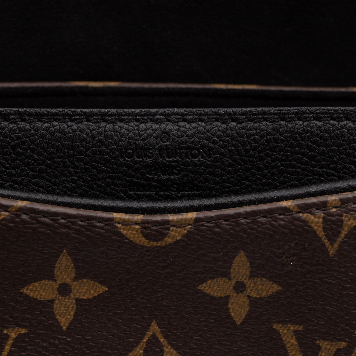 Louis-vuitton Pallas Chain Bag Monogram Black