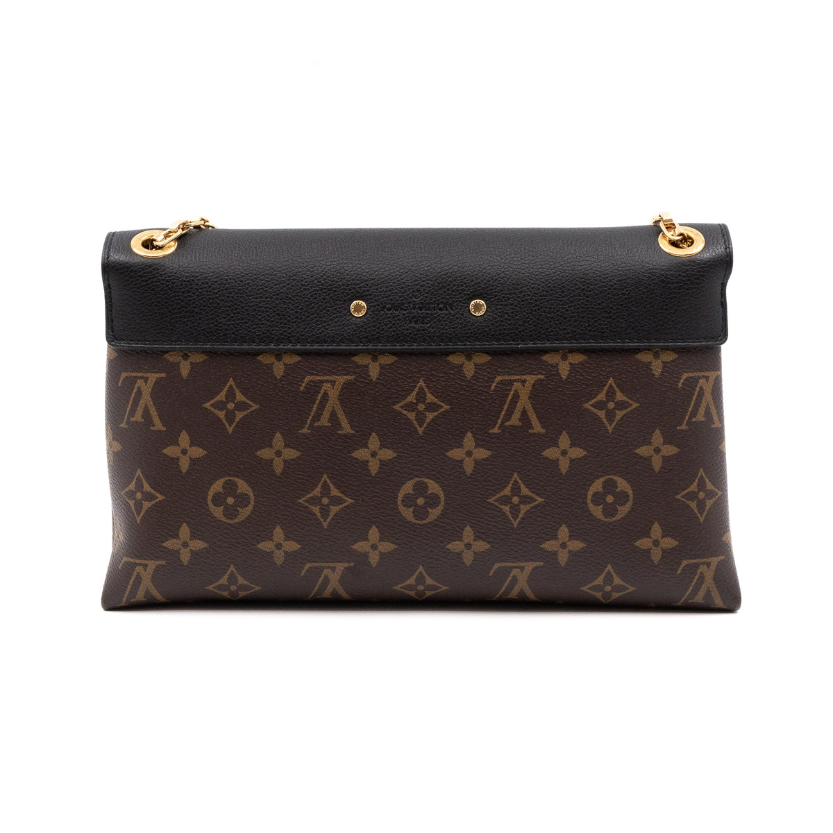 Louis-vuitton Pallas Chain Bag Monogram Black