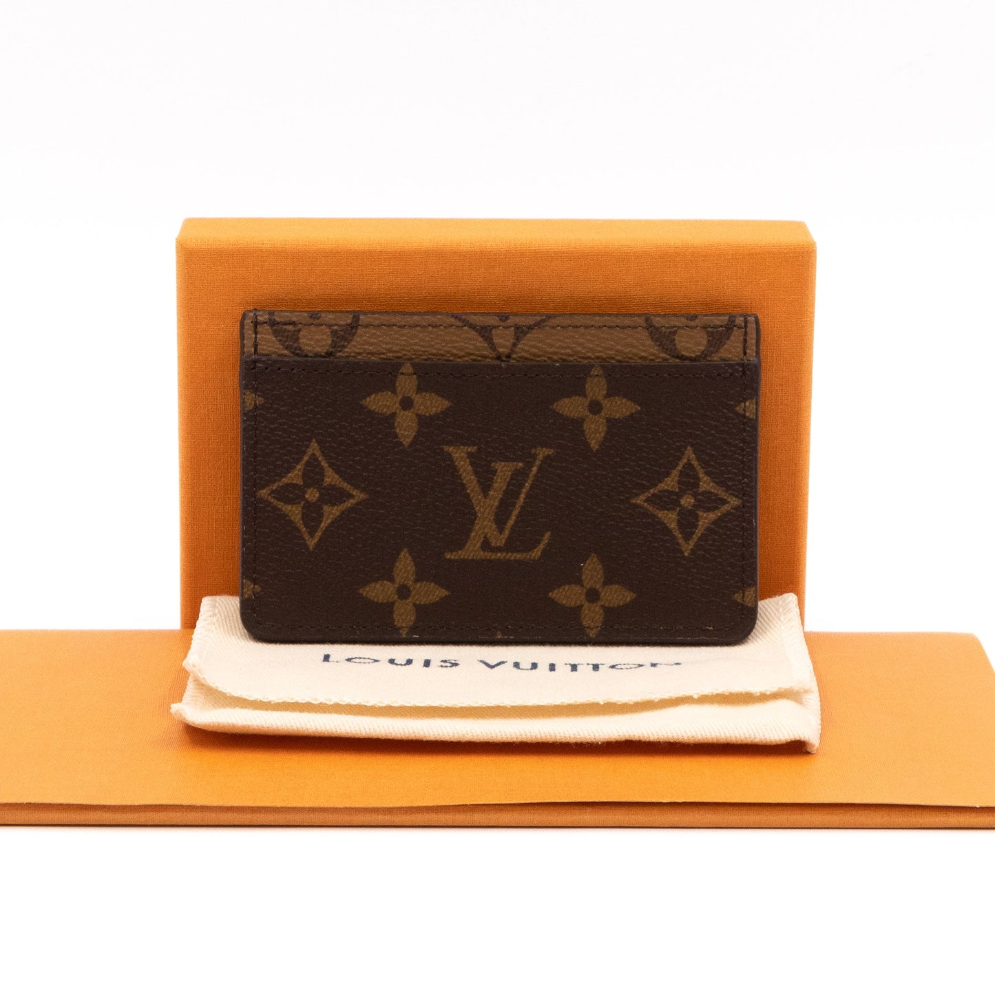 Louis-vuitton Card Holder Monogram Reverse