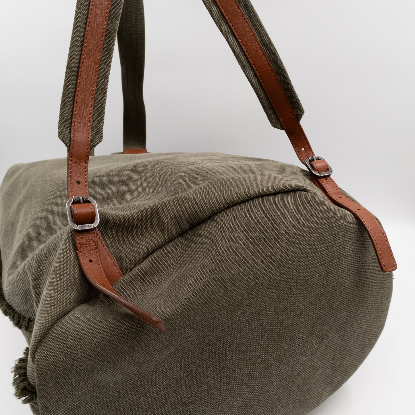 Cuba La Habana Backpack Green Sequin Canvas