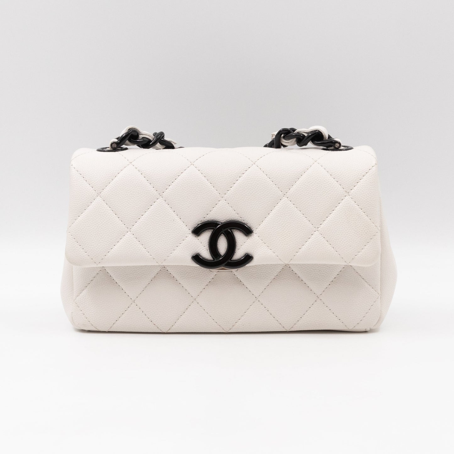 My Everything Flap Bag Mini White Caviar