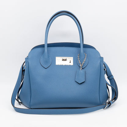 Louis-vuitton Milla PM Bleu Denim Veau Nuage Leather