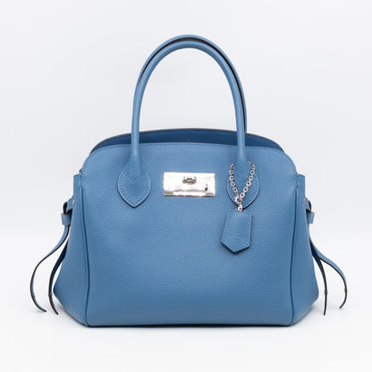 Louis-vuitton Milla PM Bleu Denim Veau Nuage Leather