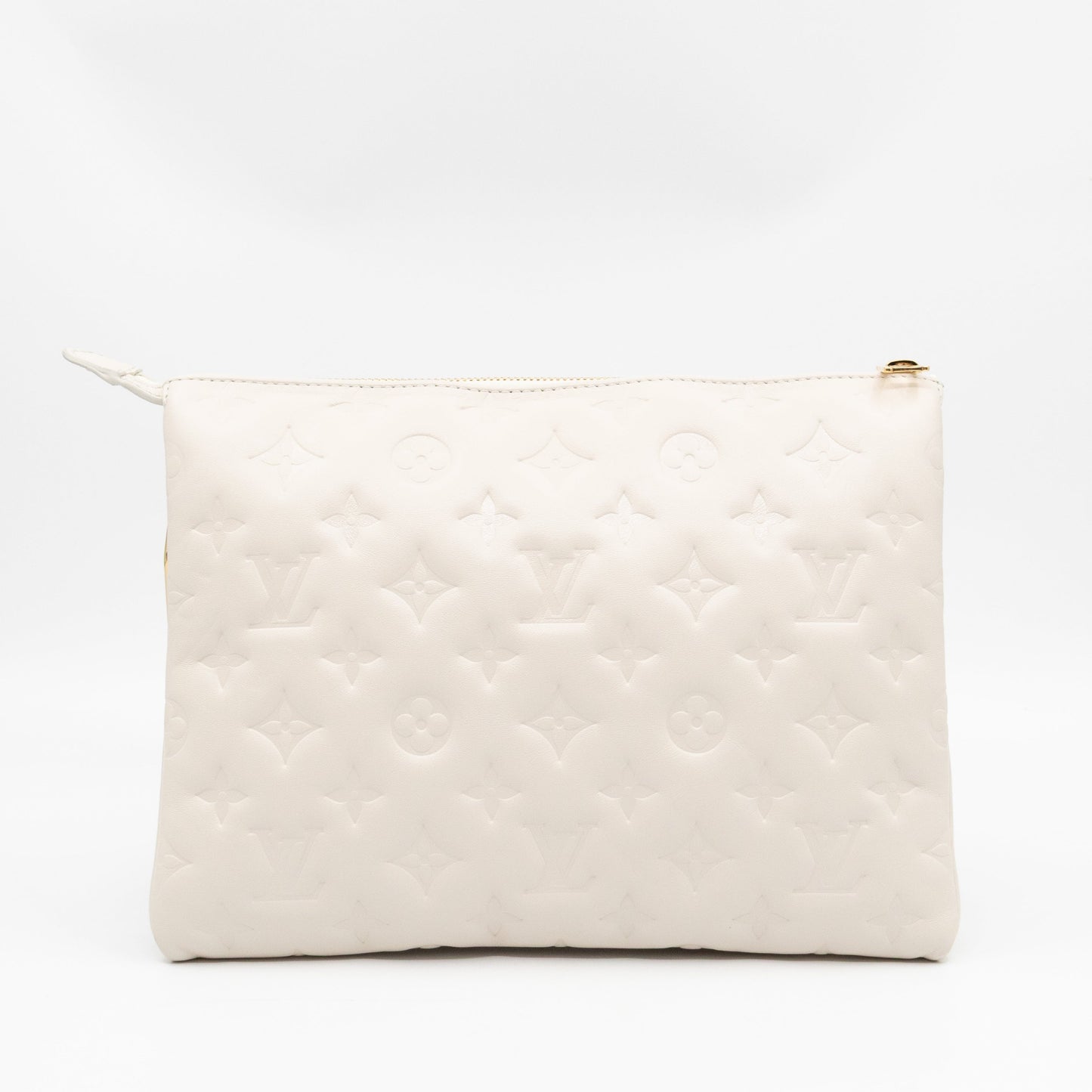 Coussin PM Creme White Leather