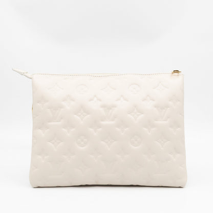 Coussin PM Creme White Leather