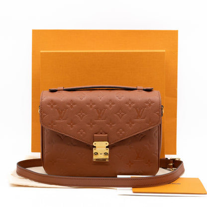 Pochette Metis Cognac Monogram Empreinte Leather