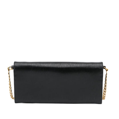 Prada Wallet On Chain Black Vitello Move