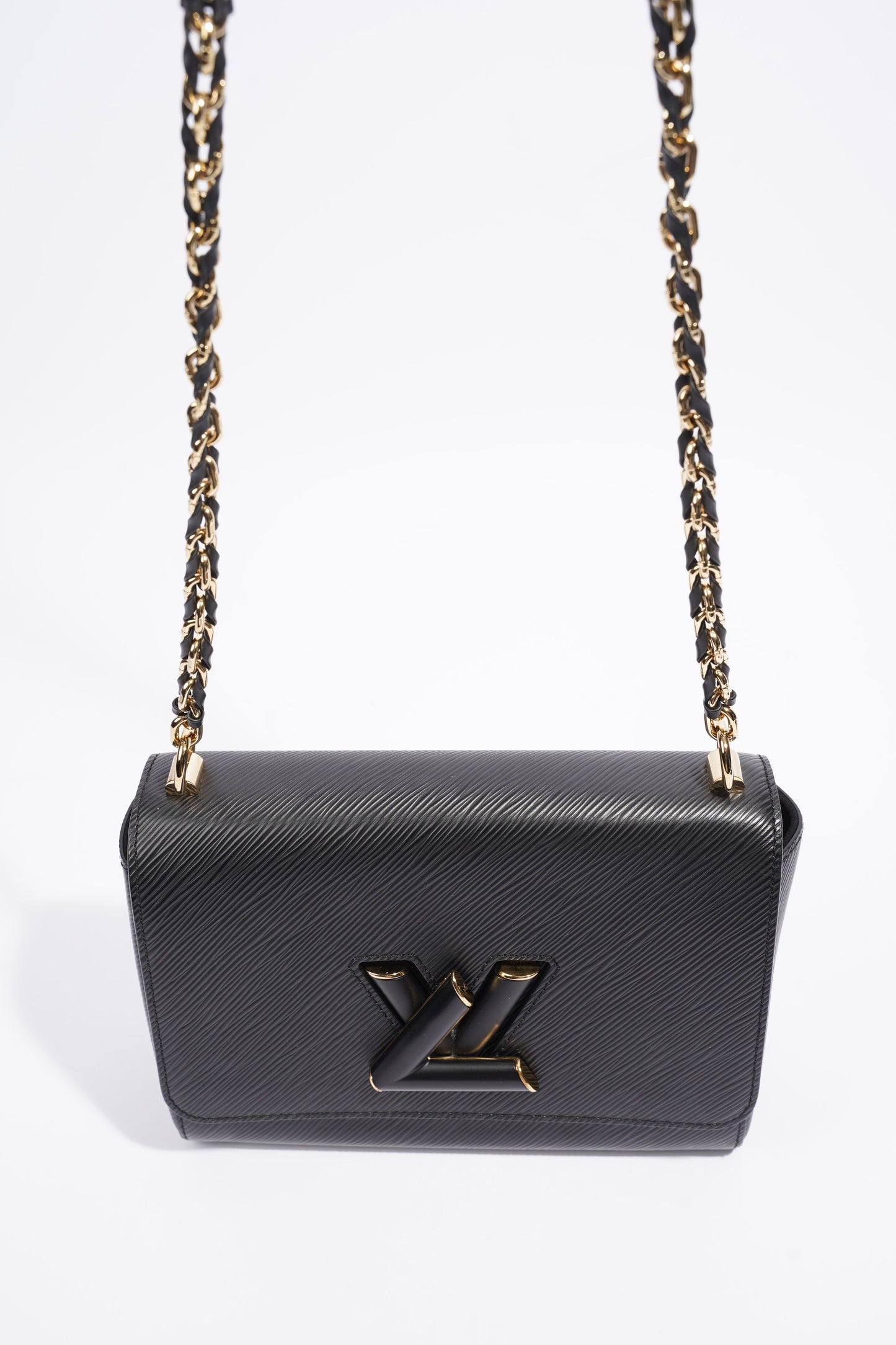 Louis Vuitton Twist MM Chain Black Epi Leather