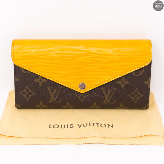Louis-vuitton Long Marie-Lou Wallet Yellow Epi Leather