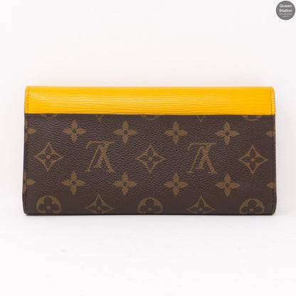 Louis-vuitton Long Marie-Lou Wallet Yellow Epi Leather