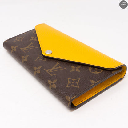Louis-vuitton Long Marie-Lou Wallet Yellow Epi Leather