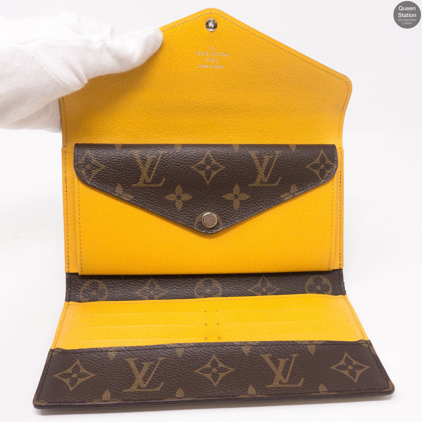 Louis-vuitton Long Marie-Lou Wallet Yellow Epi Leather