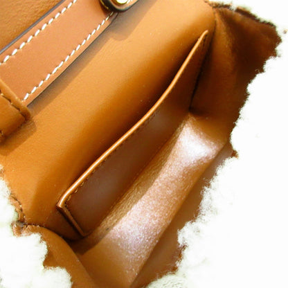 Celine Mini Shearling Triomphe Shoulder Bag