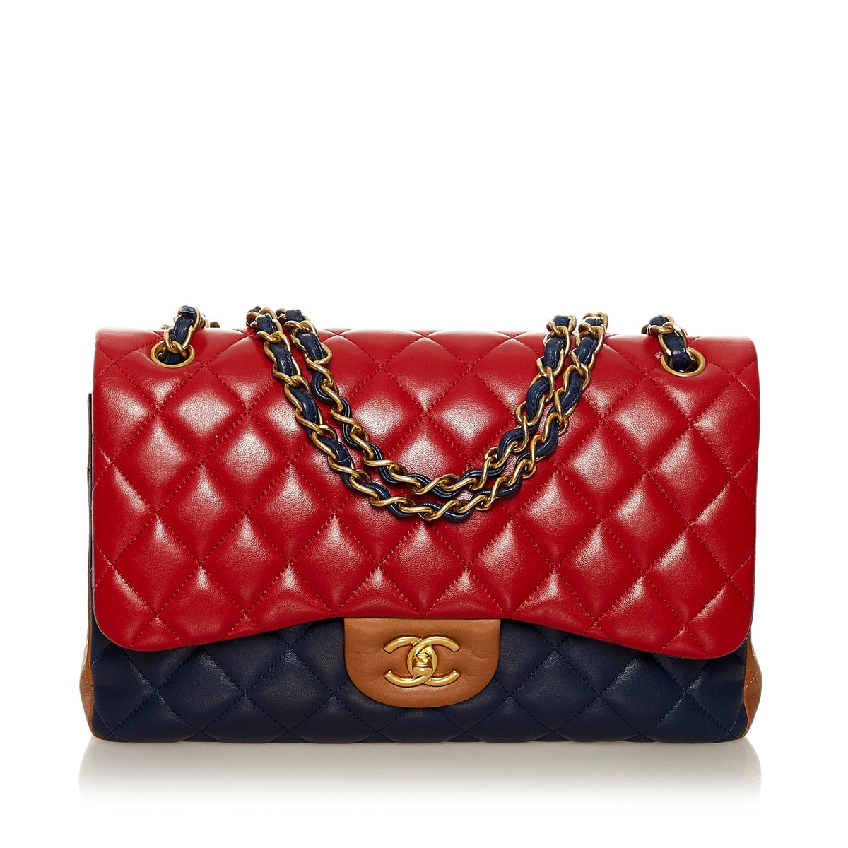 Chanel Tricolor Medium Classic Double Flap bag