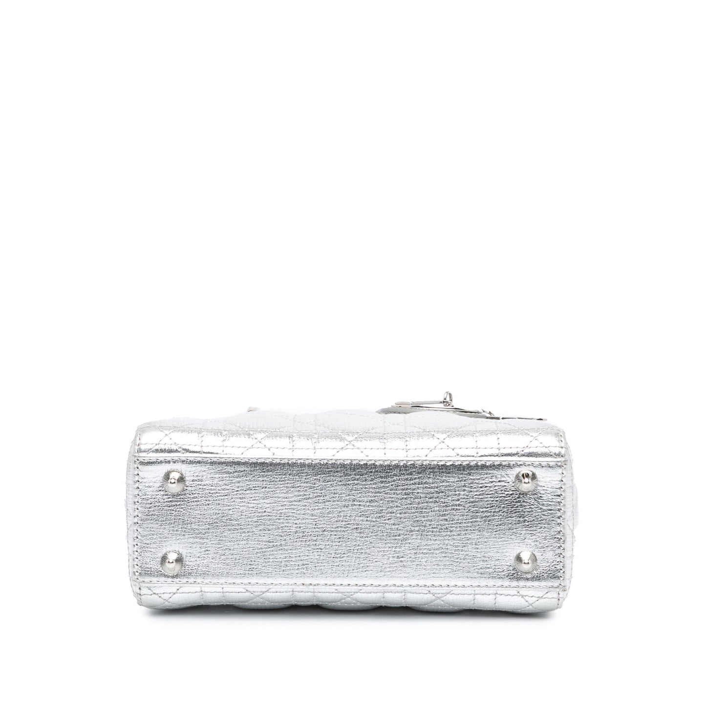 Small Metallic Grained Calfskin Cannage My ABCDior Lady Dior