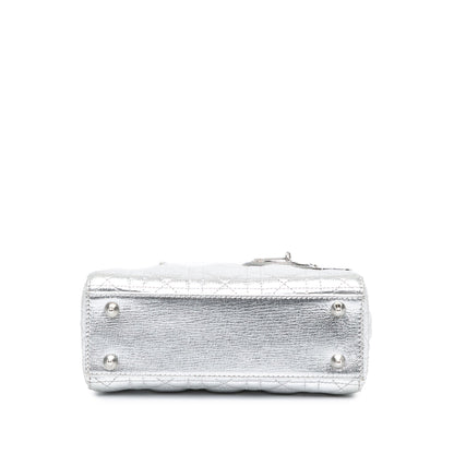 Small Metallic Grained Calfskin Cannage My ABCDior Lady Dior