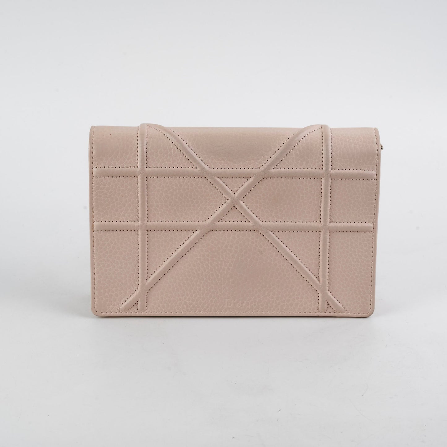 Christian Dior Diorama Wallet On Chain Pink