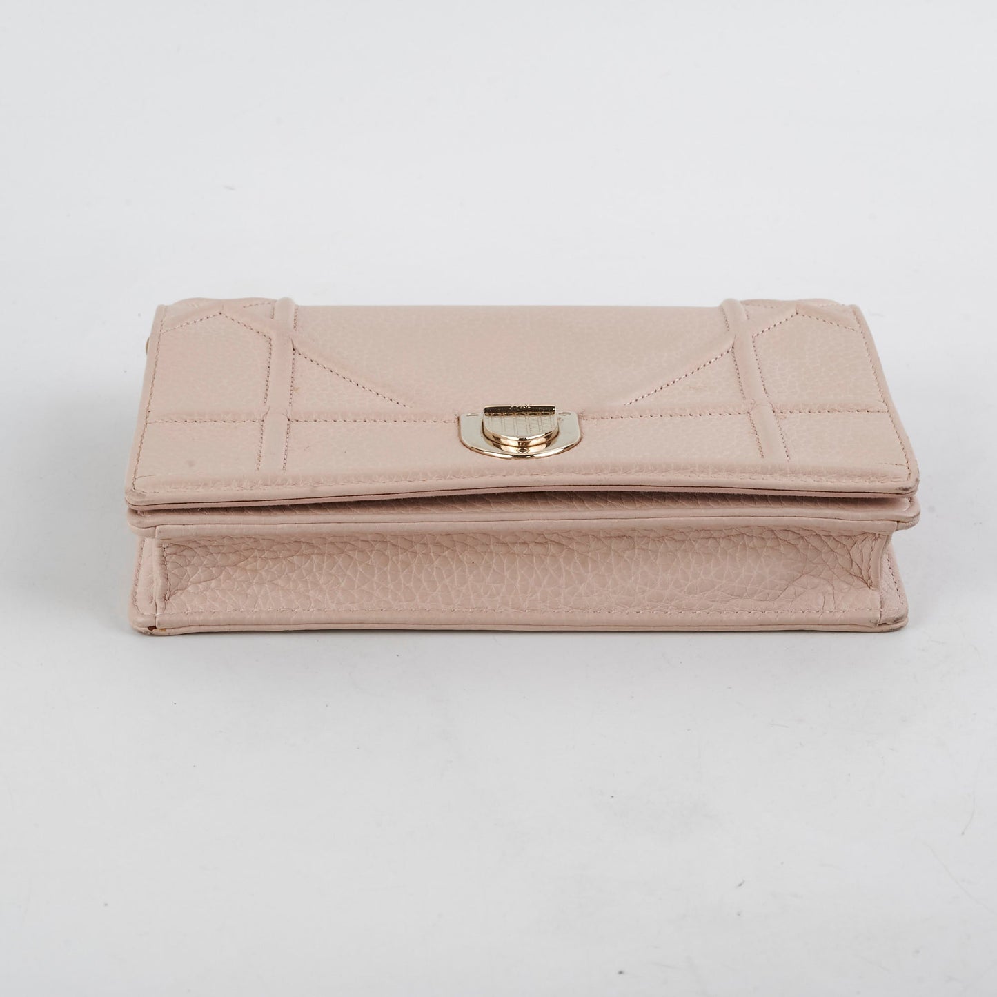 Christian Dior Diorama Wallet On Chain Pink