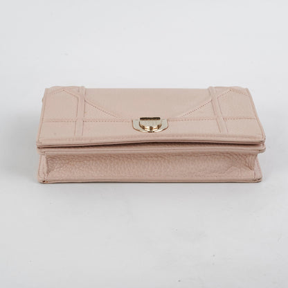 Christian Dior Diorama Wallet On Chain Pink