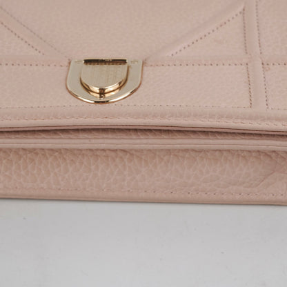 Christian Dior Diorama Wallet On Chain Pink