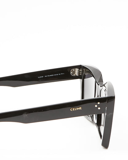 Celine Black Square Oversized CL40130F Polarized Sunglasses