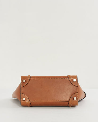Celine Tan Smooth Leather Micro Luggage