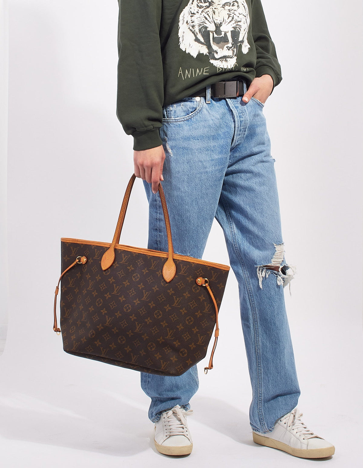 Louis Vuitton Monogram Canvas Neverfull MM Bag - no pouch
