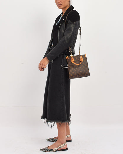 Louis Vuitton Monogram Canvas Sac Plat BB with Strap