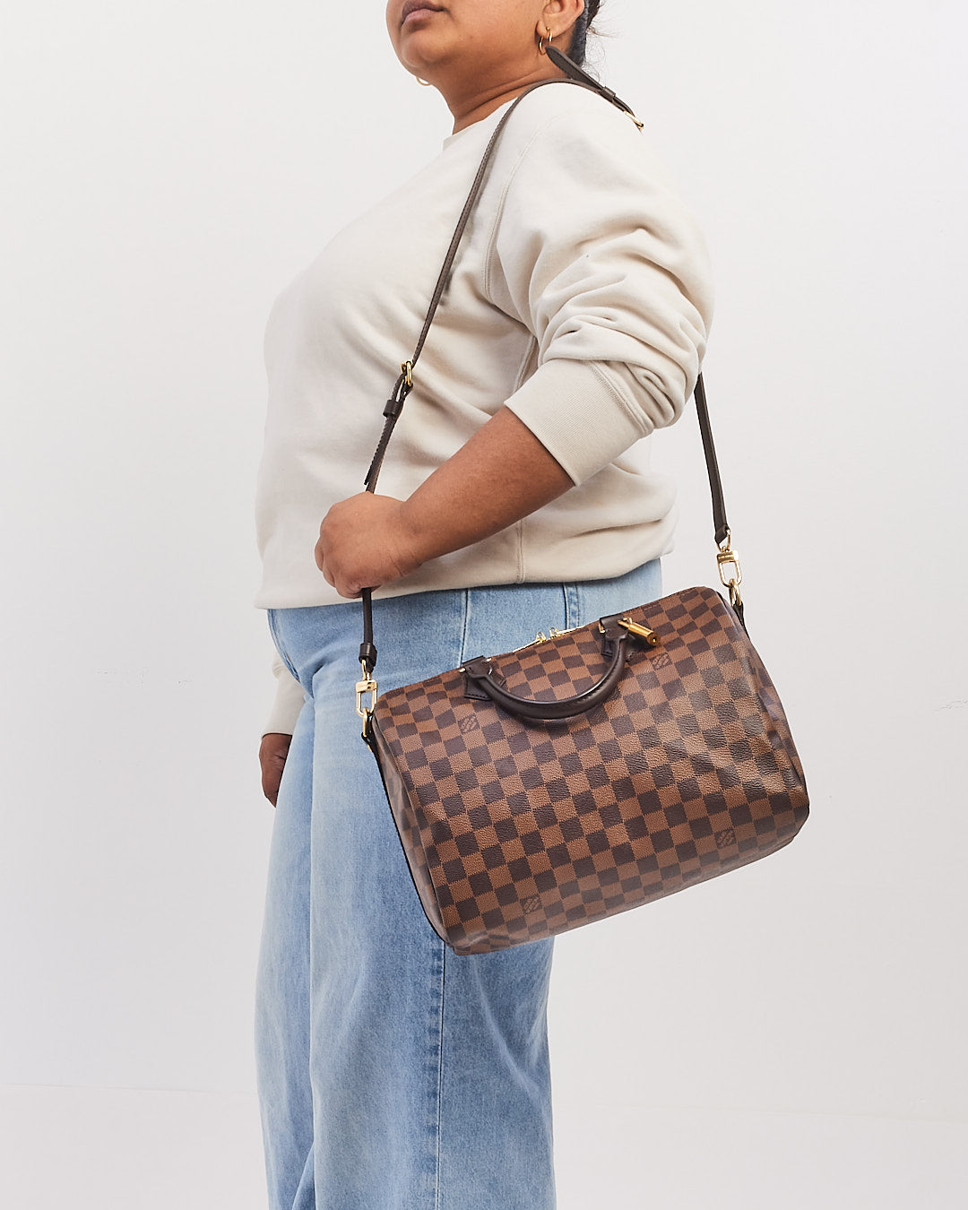 Louis Vuitton Damier Ebene Canvas Speedy Bandoulière 30