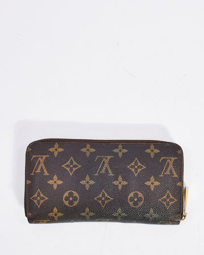 Louis Vuitton Monogram Coated Canvas Zippy Wallet
