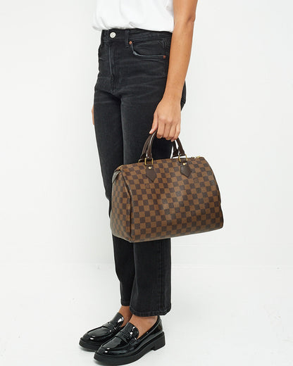Louis Vuitton Damier Ebene Canvas Speedy 30
