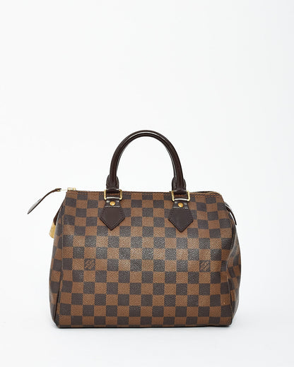 Louis Vuitton Damier Ebene Canvas Speedy 25