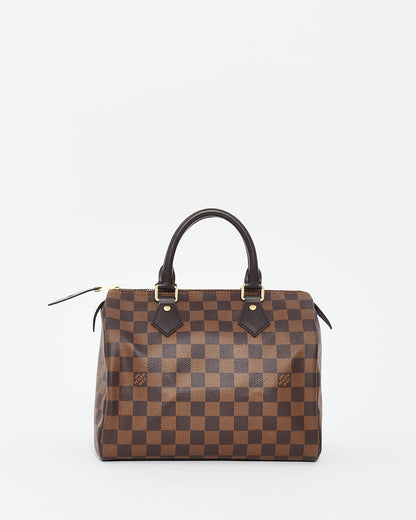 Louis Vuitton Damier Ebene Canvas Speedy 25