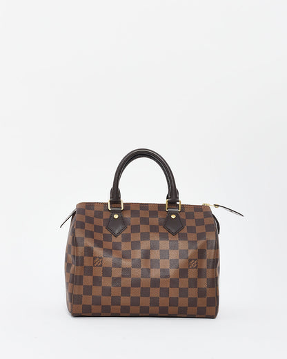 Louis Vuitton Damier Ebene Canvas Speedy 25