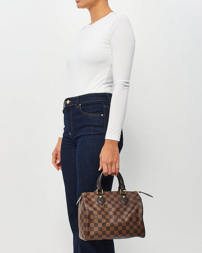 Louis Vuitton Damier Ebene Canvas Speedy 25