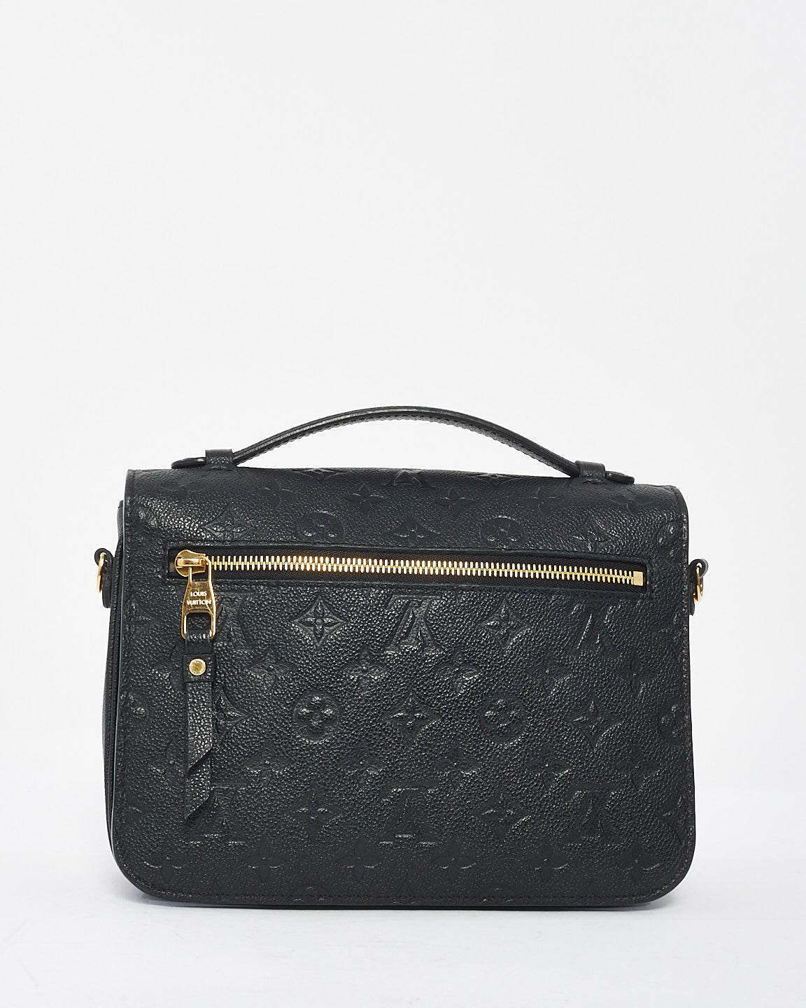 Louis Vuitton Black Monogram Empreinte Leather Pochette Metis Bag