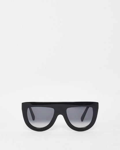 Celine Black Acetate Flat Top Sunglasses CL41398